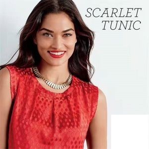 Cabi Scarlet Tunic